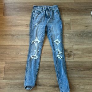American eagle super high rise jegging